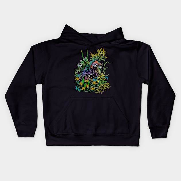 Wood Duck Kids Hoodie by ThisIsNotAnImageOfLoss